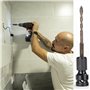 BLUESEABUY 2 Pièces Adaptateurs de Douille 1/2" Carré à 1/4" Adaptateur Impact Cle a Choc Convertisseur de Libération Rapide pou