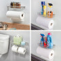 iDesign Classico porte essuie tout mural, derouleur sopalin en métal avec socle, aussi utilsable comme support papier toilette, 