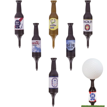 Srvauyea 6 Pièces Tees de Golf Bouteille de Bière