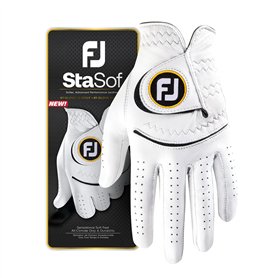 FootJoy StaSof Gant de Golf pour Homme Perle