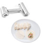 Acier Inoxydable Rouleau à Pâtisserie Rolling, Jicyor 2pcs Pâte à Pâtisserie Métal Antiadhésif Parfait L'outil de Rouleau de Pât