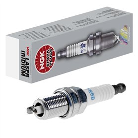 NGK Bougie d'allumage 4095 Électrode centrale à l'iridium 1-électrode de masse Antiparasitage 5kOhm avec siège à garniture plate