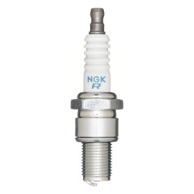 NGK Bougie d'allumage 4677 Électrode centrale en nickel 1-électrode de masse Antiparasitage 5kOhm avec siège à garniture plate R