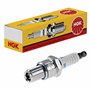 NGK Bougie d'allumage 4677 Électrode centrale en nickel 1-électrode de masse Antiparasitage 5kOhm avec siège à garniture plate R