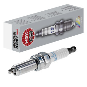 NGK Bougie d'allumage 97168 Électrode centrale à l'iridium 1-électrode de masse Antiparasitage 5kOhm avec siège à garniture plat