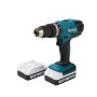 Perceuse à percussion 18V (2x1,3 Ah) dans coffret avec accessoires - MAKITA HP457DWEX4