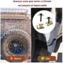 ANBOO 80 Pièces U-Clip Et De Vis De Fixation Clips De Carrosserie Universels, Agrafes Voiture Et Vis Métal, Clips De Fixation Au