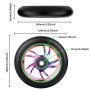 Roue Trotinette Freestyle Coloré en Alliage d'Aluminium