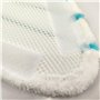 4 Pcs Serpillere Balai Vapeur, Lingette Balai Vapeur pour Nettoyeurs Vapeur, Housse en Microfibre
