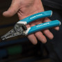 KLEIN TOOLS - Pince à dénuder et coupe-fil Kurve, pour fil 8-18 AWG solide et 10-20 AWG fil toronné Klein Tools K11095 bleu/blan