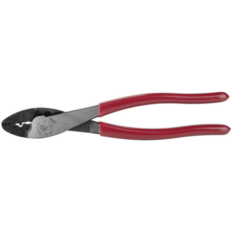 Klein Tools 1005 Pince à sertir et à couper pour cosses isolées et non isolées