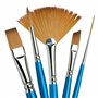 Winsor & Newton Cotman Pinceau Aquarelle Série 668 Usé Bombé Manche Court 13mm