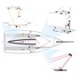 Bateau de dériveur Harken & Yachting - Taquet de Came à roulement à Billes Cam-Matic - Hauteur: 30mm - Largeur: 32mm