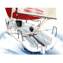 Bateau de dériveur Harken & Yachting - Taquet de Came à roulement à Billes Cam-Matic - Hauteur: 30mm - Largeur: 32mm