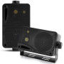 3-Way Indoor Outdoor Speaker System - 3.5 inch 200W Pair of Mini Box Ceiling Wall Mount Speakers w/ 1" Tweeter