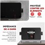 3-Way Indoor Outdoor Speaker System - 3.5 inch 200W Pair of Mini Box Ceiling Wall Mount Speakers w/ 1" Tweeter, 3.25" Woofer, 1.