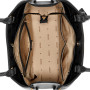 GUESS Meridian Shoulder Satchel Bag Coal Logo