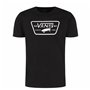 T-shirt à manches courtes homme Vans Mn Full Patch Blanc Noir