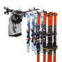 ANTOPY Support de Rangement de Ski Support de Snowboard Support Mural Support Mural de Ski en métal résistant pouvant contenir j