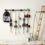 ANTOPY Support de Rangement de Ski Support de Snowboard Support Mural Support Mural de Ski en métal résistant pouvant contenir j