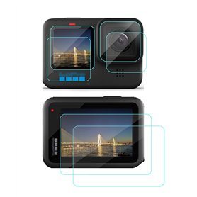 Komet Protecteur d'écran pour caméra d'action GoPro Hero 13 hero12 hero11 hero10 hero9 (2 Sets)