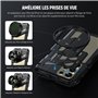 NEEWER S24 Ultra Stabilisateur de Cage de téléphone avec poignée latérale, Adaptateur de Filtre 67 mm, Plaque arrière d'objectif
