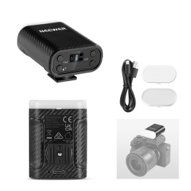 NEEWER Basics Mini Caméra Flash avec LED Vidéo Fill Light/Écran LCD/800mAh