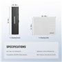 NEEWER 2 en 1 Kit de Nettoyage d'Objectif, 1x Stylo Brosse + 1x Chiffon de Nettoyage, pour Appareils Photo Reflex Numériques, Ap