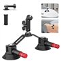 NEEWER Kit de Support de Voiture à Double Ventouse avec Bras Magique à Tête Sphérique à 360°