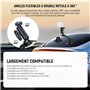 NEEWER Kit de Support de Voiture à Double Ventouse avec Bras Magique à Tête Sphérique à 360°, Support Caméra à Vide pour Pompe à