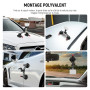 NEEWER Kit de Support de Voiture à Double Ventouse avec Bras Magique à Tête Sphérique à 360°, Support Caméra à Vide pour Pompe à