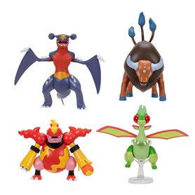 Pokémon Lot de 4 Figurines de Combat – Comprend Quatre Figurines prêtes au Combat de 11