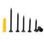 Kissral Vis à bois Cruciforme M3.5 Tête Fraisée Kit d'Outils de Réparation d'Assortiment Vis Croisées avec Cheville Plastique et