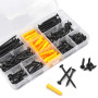 Kissral Vis à bois Cruciforme M3.5 Tête Fraisée Kit d'Outils de Réparation d'Assortiment Vis Croisées avec Cheville Plastique et