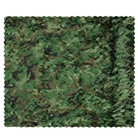 Sensong Filet de Camouflage Réseau de Militaires Woodland 1.5 x 3 M Poids léger Durable sans Grille pour Ombre Protectioe Le Sol