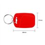 FTSTech 10pcs Porte-clés RFID Double Fréquence 125KHz et 13,56MHz 2-en-1 Porte-clés Composite UID Réinscriptible Utilisé pour Co
