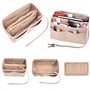 mDesign boite de rangement empilable (lot de 2) – panier rangement pratique en plastique avec 4 casiers – rangement de cuisine m