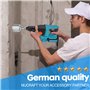 Amazon Basics Poubelle 30 L avec deux compartiments et pédale en tube d'acier - fermeture amortie avec couvercle, pour cuisine, 