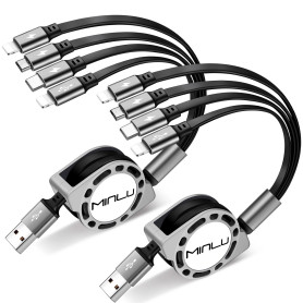 Minlu Câble de Charge Multiple Rétractable [1