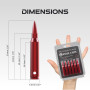 Vector Optics 223 REM Lot de 6 Capuchons de précision en métal pour Carabine 223 Remington