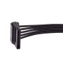 GinTai Remplacement du câble d'alimentation PCI-E 6 broches 1 à 3 SATA 15 broches Corsair CX850M CX750M CX600M
