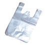 100pcs 24x36cm / 9.4x14inch gilet en plastique transparent sacs gilet style transporteur sacs alimentaire shopping à emporter sa