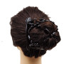 6 Pcs pince peigne magique mycoif cheveux Africaine,Extensible Papillon Élastique Perles De Perle, DIY Double Clips barettes acc