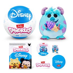 Snackles Peluche Disney (Assortiment en Capsules) 12 cm de ZURU