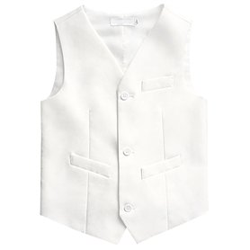 Gentleman Vêtements Habillé Gilet Ado pour Enfant Garçon Petit Veston sans Manche Veste Costume d'honneur Mariage Cérémonie Dégu