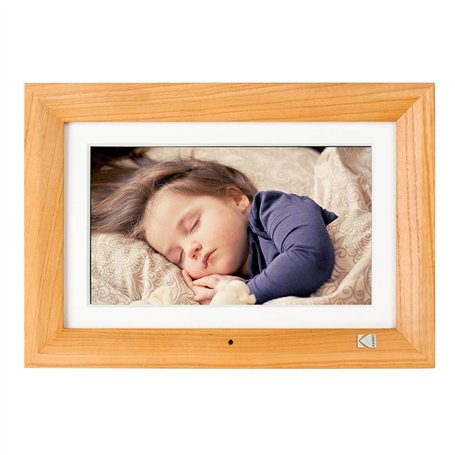 KODAK - Cadre Photo Numérique en Bois Clair - 7 Pouces