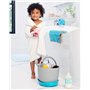 Skip Hop Moby - Seau de Rangement pour Jouets de Bain pour Bébé 9 Mois et Plus - Forme de Baleine - Organisation Astucieuse pour