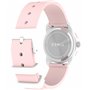 Timex - TW2W92000 Machines Montre pour Enfant 30 mm avec Bracelet en Silicone Rose, Cadran Blanc, Boîtier Blanc