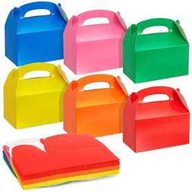 Lot 24 Petites Boîtes Cadeaux en Carton avec Poignée