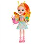 Enchantimals Poupées Bêtes Citadines avec Belisse Papillon et Figurine Animal Dart